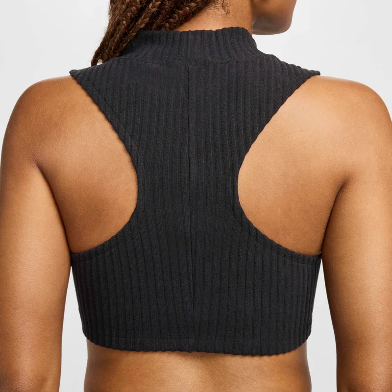 Nike Black Women's Sportswear Chill Crop Top for Women | Best Price UAE