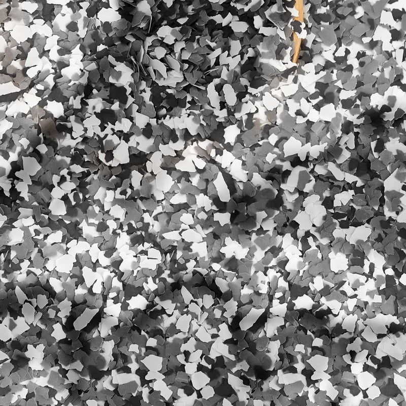 فاباي 56 كجم 124 رطل رقائق الإيبوكسي طلاء الأرضيات رقائق الألوان الزخرفية مزيج طلاء أرضية المرآب الخرسانة لجدران المرآب وطلاء المنزل الداخلي والخارجي