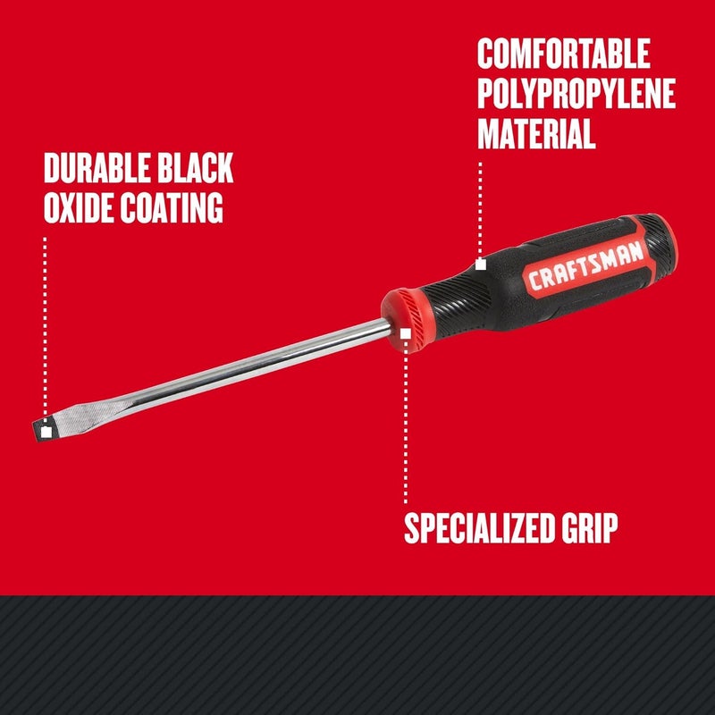 CRAFTSMAN Screwdriver Slotted BiMaterial 516 X 6 Inch CMHT65063N - Image 3