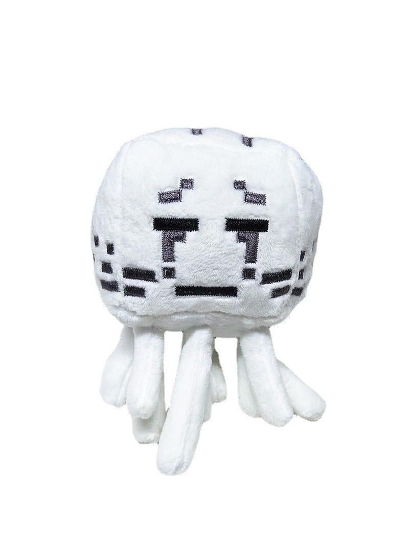 Stuffed Plush Toys My World Series Action Dolls Black Eyes Evil Ghost White 15Cm - Image 1