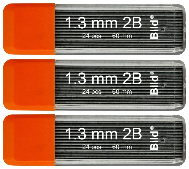 Bild Premium Mechanical Pencil Lead Refills (2B Mega, 1.3 mm) - Image 5