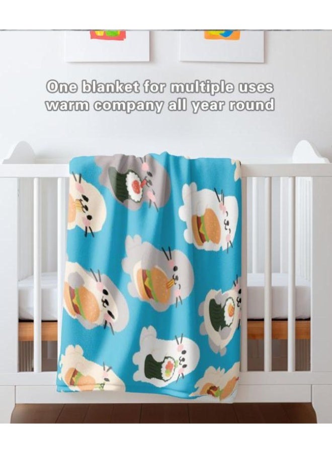 عام بطانية رقيقة من الفانيلا (حرارة ومريحة، ومناسبة للنوم واستخدام اللعبة والغبار والرمل) 150 سم * 200 سم - 1125 - Image 1