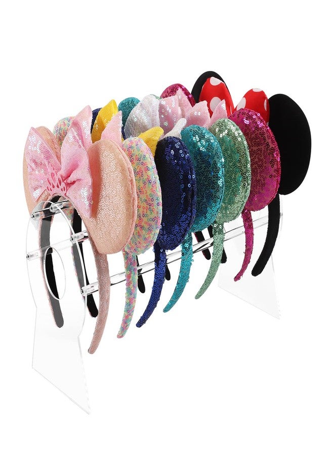 Pengup Heaband Holder Organizer,Acrylic Hair Band Ear Display Stand Jewelry Storage for Show Selling. - Image 1