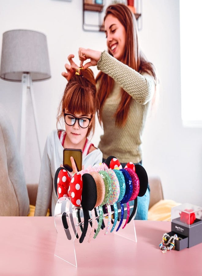 Pengup Heaband Holder Organizer,Acrylic Hair Band Ear Display Stand Jewelry Storage for Show Selling. - Image 4
