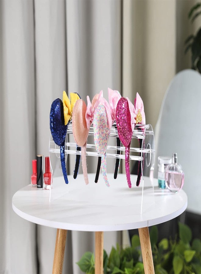 Pengup Heaband Holder Organizer,Acrylic Hair Band Ear Display Stand Jewelry Storage for Show Selling. - Image 3