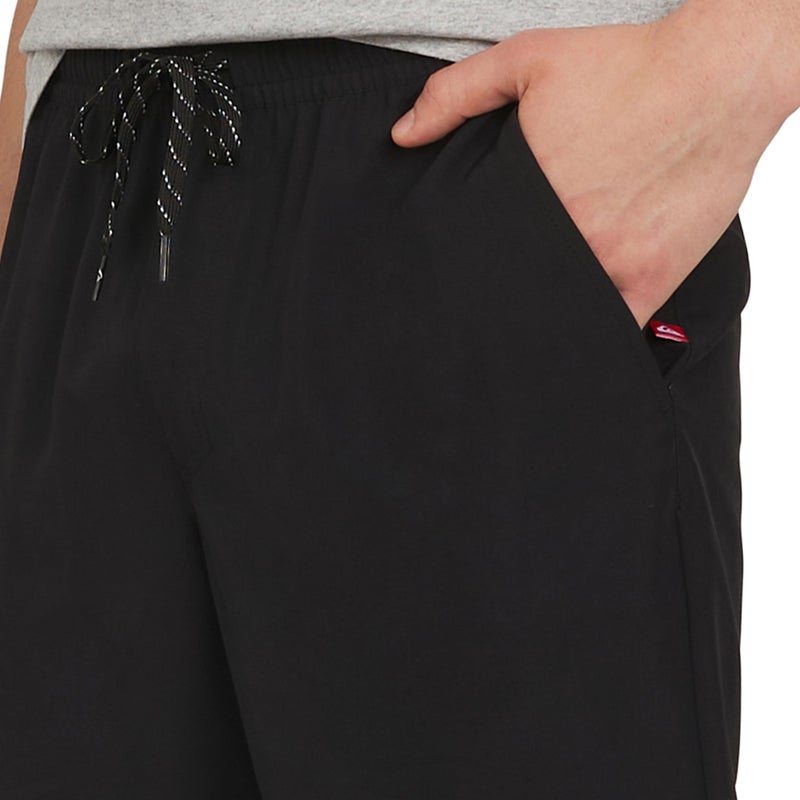 Quiksilver Men's Regular Fit Stretch Waist Water Friendly Active Hybrid Shorts, Black, Large - Image 2