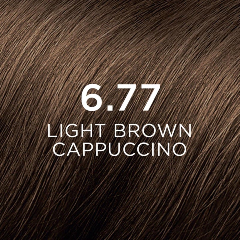 PHYTO PARIS Permanent Hair Color in Light Brown Cappuccino 6.77 - Ammonia-Free Botanical Formula - Image 2