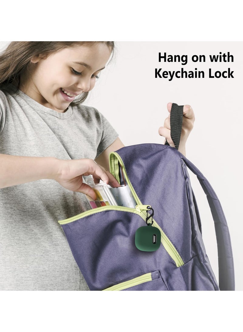 Compatible with Anker Soundcore Liberty 4 NC Case Cover Soft Silicone Shockproof Protective Case Skin for Wireless Earbuds (Green) - Image 4