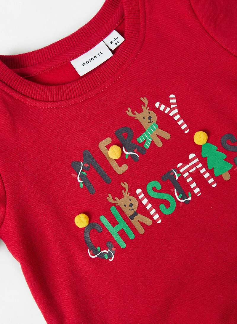 NAME IT Infant Christmas Sweatshirt