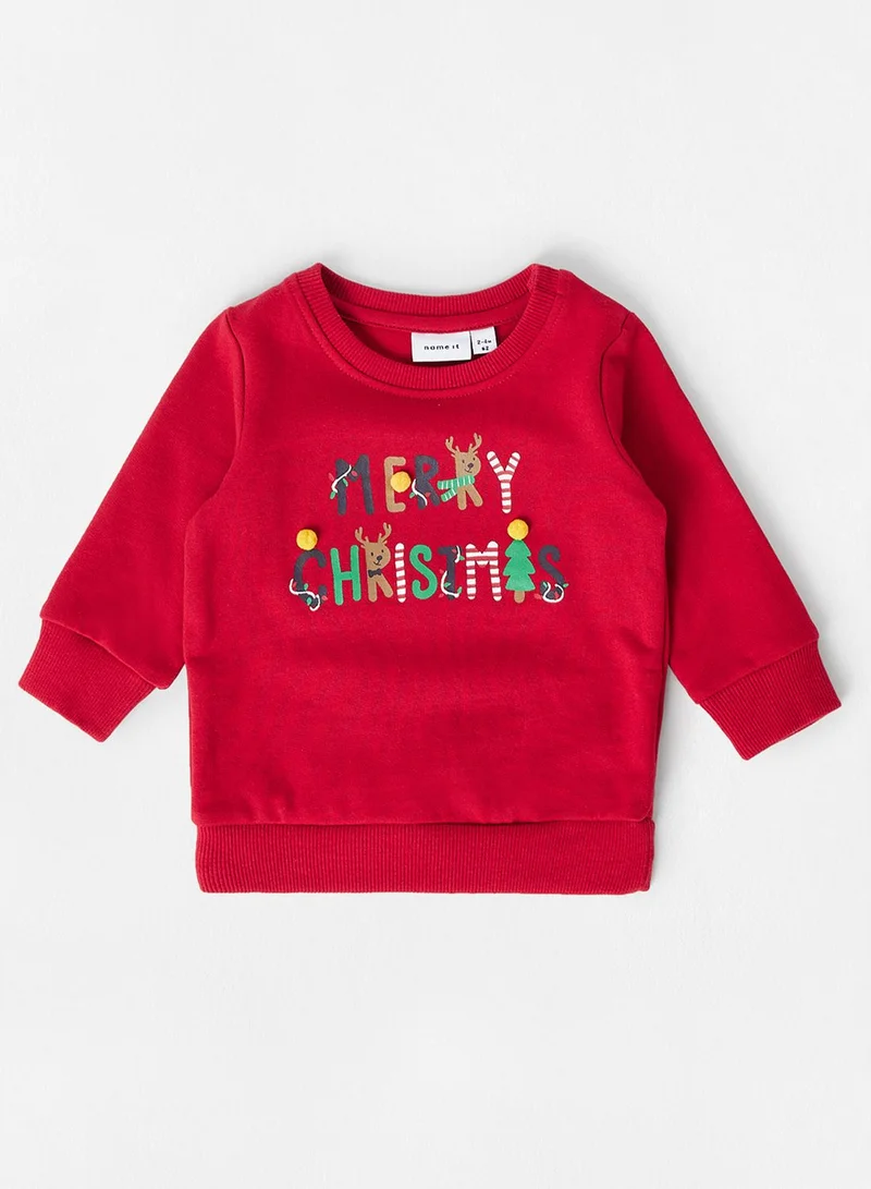 NAME IT Infant Christmas Sweatshirt