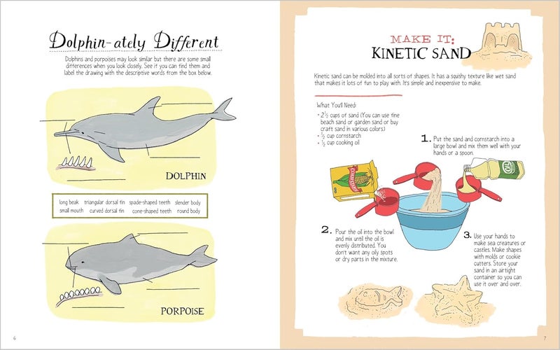 Julia Rothman's Ocean Anatomy Activity Book: Match-Ups, Word Puzzles, Quizzes, Mazes, Projects, Secret Codes + Lots More - Image 3