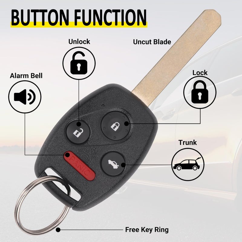 Vurkcy Keyless Entry Remote Control for Honda Accord - Image 5