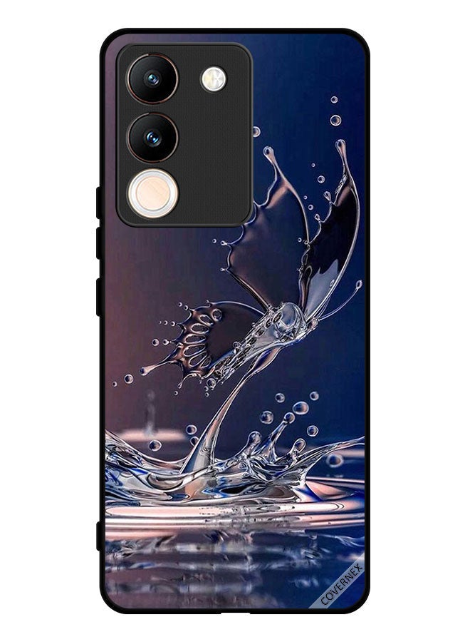Covernex Protective Case Cover For vivo V29e Water Drops Butterfly - Image 1