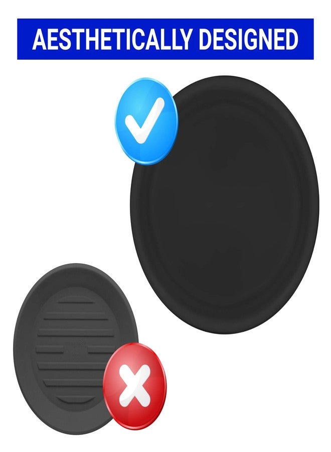 TrustBasket UV Treated 4.5 inch Round Bottom Tray(Plate/Saucer) Suitable for 6 inch Round Plastic Pot - Black Color-Set of 3 - Image 5