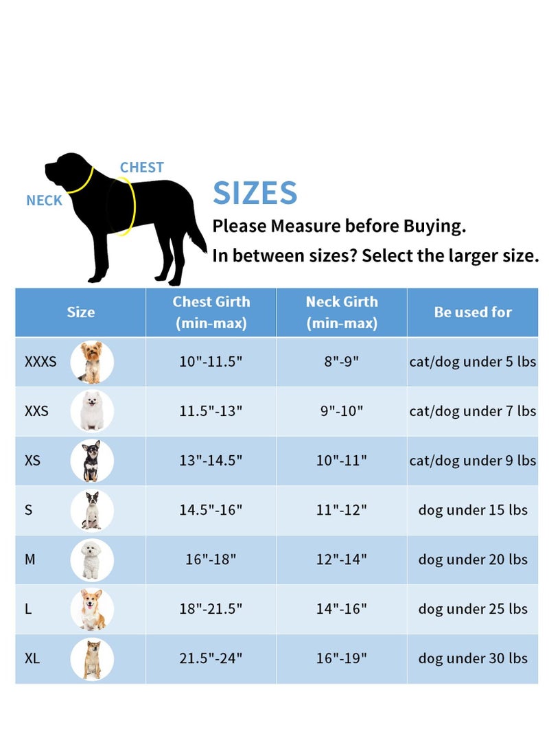 KASTWAVE Dog Harness and Leash Soft Mesh Set for Walking Step in Vest Harness Reflective Bands Adjustable No Pull Pet Supplies for Small Dogs and House Cats - XS - Image 3