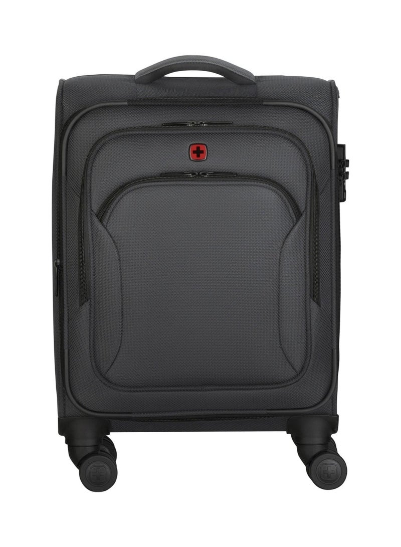 Wenger Vibrave 46cm Softcase 4 Double Wheel Expandable Cabin Luggage Trolley Anthra - 612552 - Image 2
