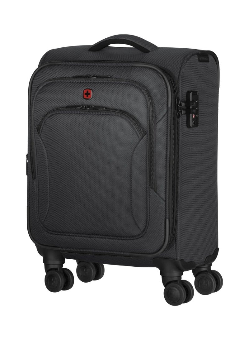 Wenger Vibrave 46cm Softcase 4 Double Wheel Expandable Cabin Luggage Trolley Anthra - 612552 - Image 3