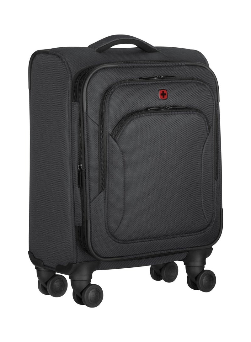 Wenger Vibrave 46cm Softcase 4 Double Wheel Expandable Cabin Luggage Trolley Anthra - 612552 - Image 4