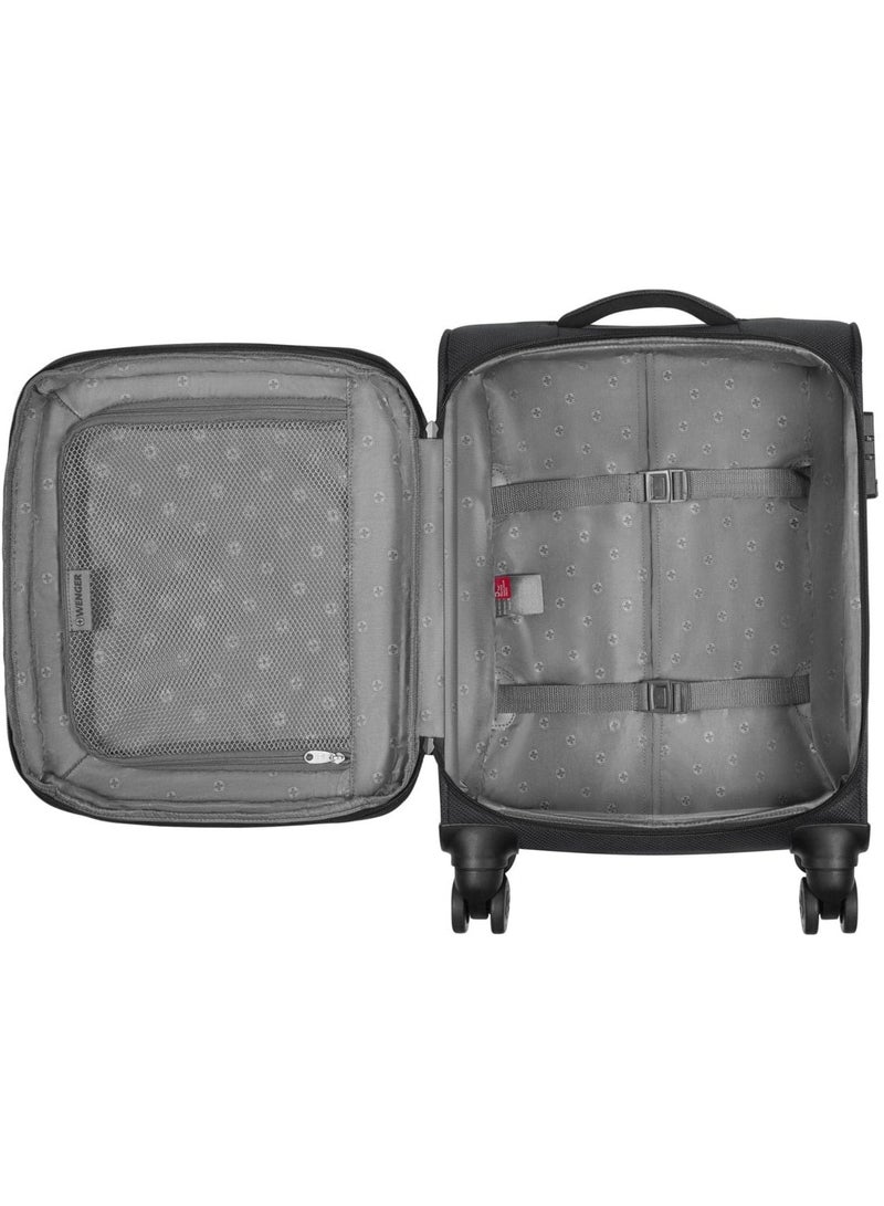 Wenger Vibrave 46cm Softcase 4 Double Wheel Expandable Cabin Luggage Trolley Anthra - 612552 - Image 5