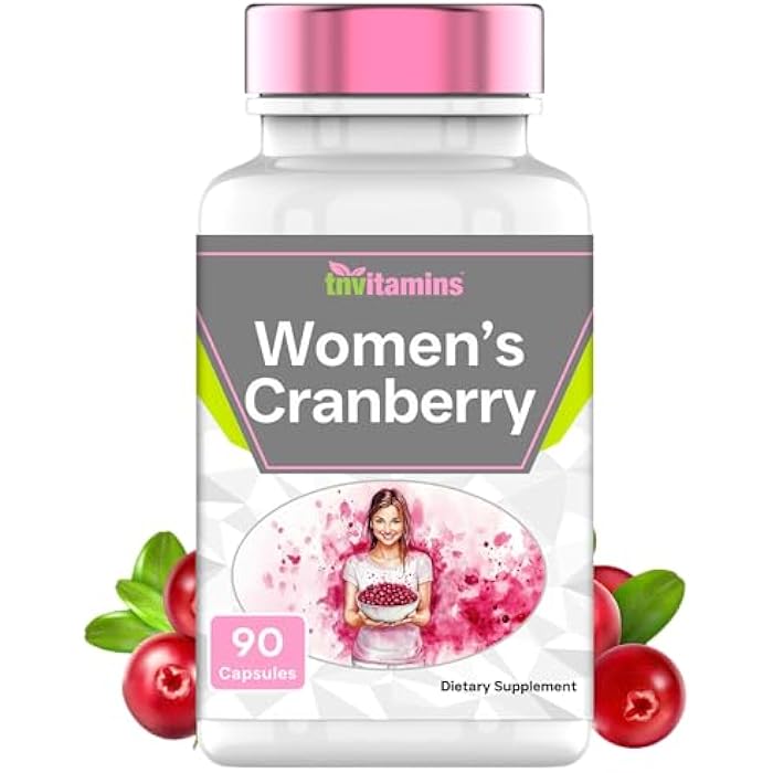 tnvitamins Cranberry Pills for Women: Ultra-High Potency Cranberry Concentrate Extract - 90 Capsules | Urinary Tract Health & Support* | Supplement for Women | Non-GMO | Made in the USA! - Image 1