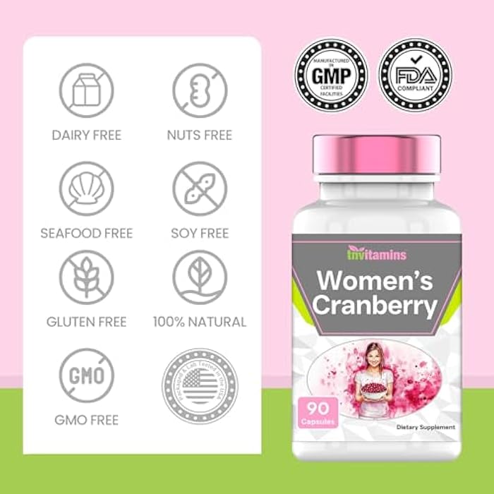 tnvitamins Cranberry Pills for Women: Ultra-High Potency Cranberry Concentrate Extract - 90 Capsules | Urinary Tract Health & Support* | Supplement for Women | Non-GMO | Made in the USA! - Image 5