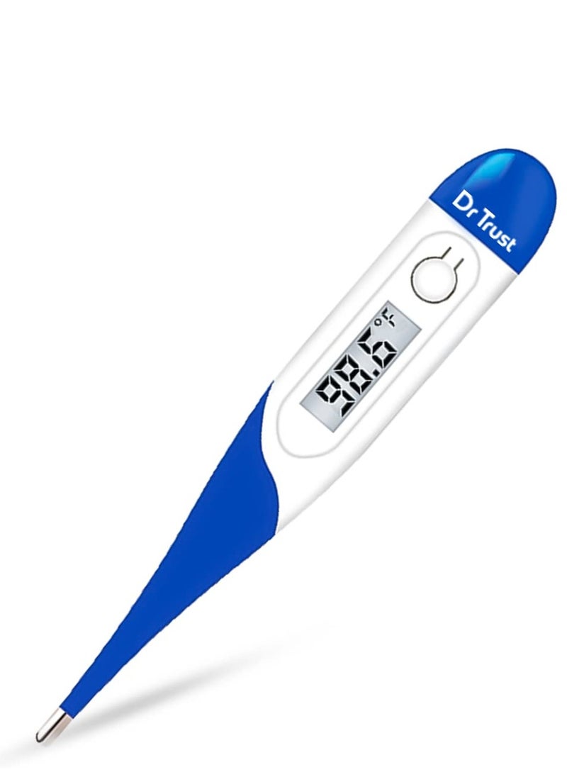 Dr Trust - Dr Trust (USA) Waterproof Flexible Tip Digital Thermometer (White) 604 - Image 1