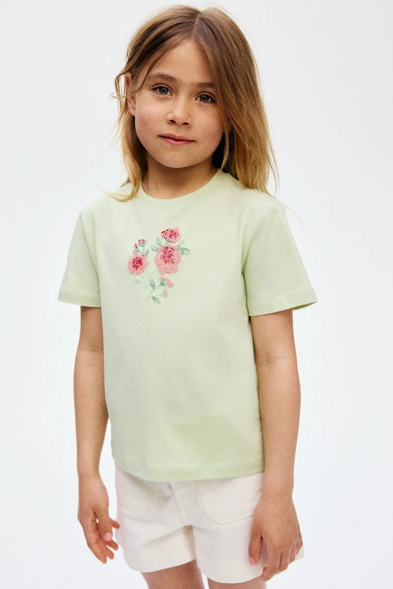 H&M Motif-detail t-shirt