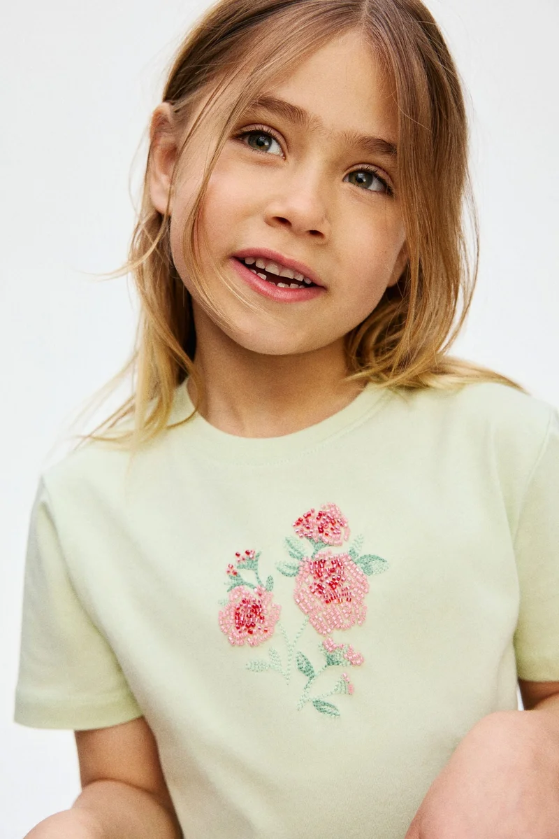 H&M Motif-detail t-shirt