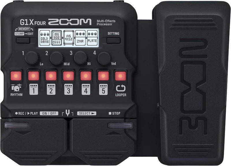 Zoom G1X FOUR Guitar Multi-Effects Processor with Expression Pedal - Image 1