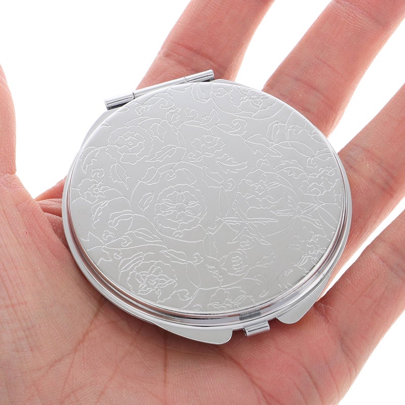 5 Pcs Pocket Mirror: Women Small Travel Compact Unique Mirror - Double-Sided Makeup Supplies For Purses And Travel - Makeup Supplies - Image 2