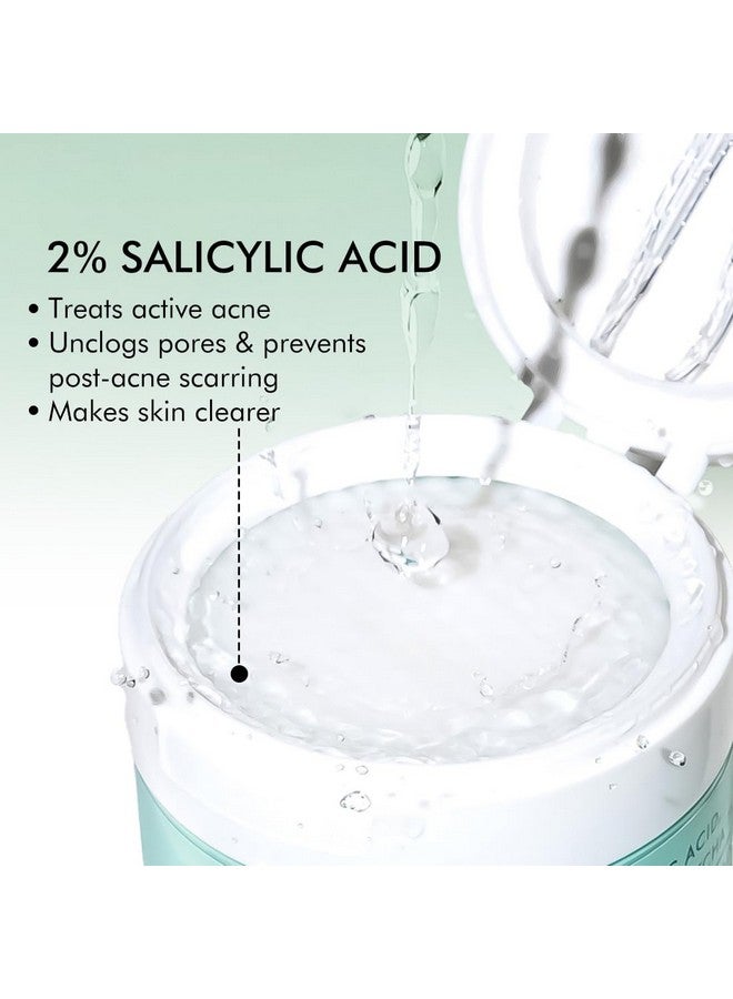 MCaffeine mCaffeine 2% Salicylic Acid Zinc PCA & Matcha Tea Clear Skin Acne Pads | Anti Acne Exfoliating Serum Toner Pads for Acne-Prone Skin | For both Women and Men - 40 N (x1)  - Image 4