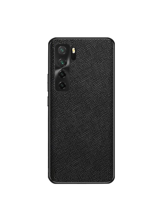 S-TOP Case For Huawei nova 7 SE Cross Texture PU Leather Phone Case - Image 1
