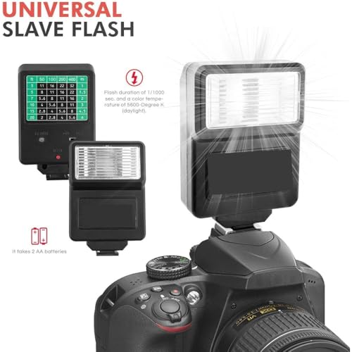 Tronixpro Digital Camera Flash with Shoe Bracket for Sony, Nikon, Canon, Pentax, Olympus & More Cameras & Camcorders - Image 2