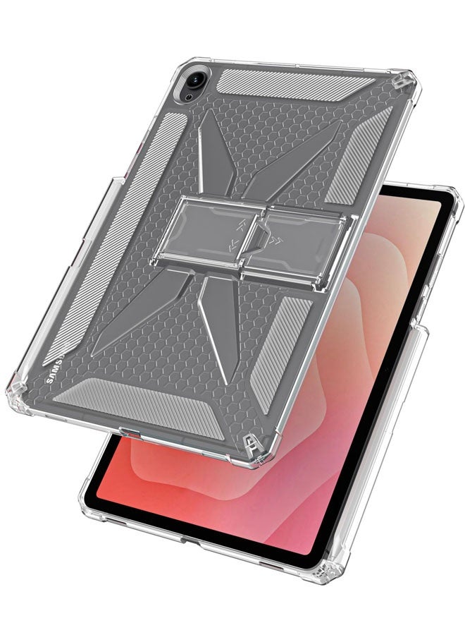 general Clear Case for Samsung Galaxy Tab S11 11 inch 2025 Tablet Case with Pencil Holder 【Airbag Protection】 Transparent Flexible Soft TPU Anti-Drop Shockproof Cover with Stand - Image 5