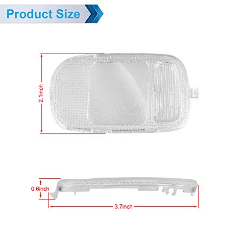 MbuyDIY Map Dome Light Cover Lens Overhead Console Reading Lamp Compatible with 2002-2009 Dodge Ram 1500 2500 3500 Pickup Truck - Image 3