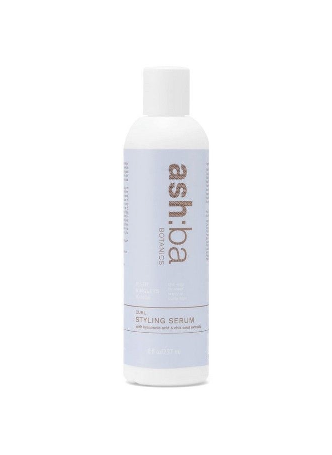 Ashba Botanics Curl Styling Serum; Curly Hair Gel For Curly & Wavy Hair; Provides Hydration With Hyaluronic Acid Controls Frizz & Adds Shine; 237 Ml  - Image 1