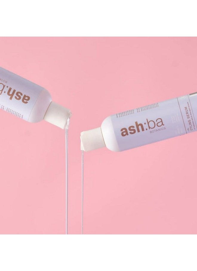 Ashba Botanics Curl Styling Serum; Curly Hair Gel For Curly & Wavy Hair; Provides Hydration With Hyaluronic Acid Controls Frizz & Adds Shine; 237 Ml  - Image 3