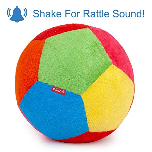 Pikipo Soft Ball (Small, 11cm) and Tiger Face Soft Rattle Combo - Image 3