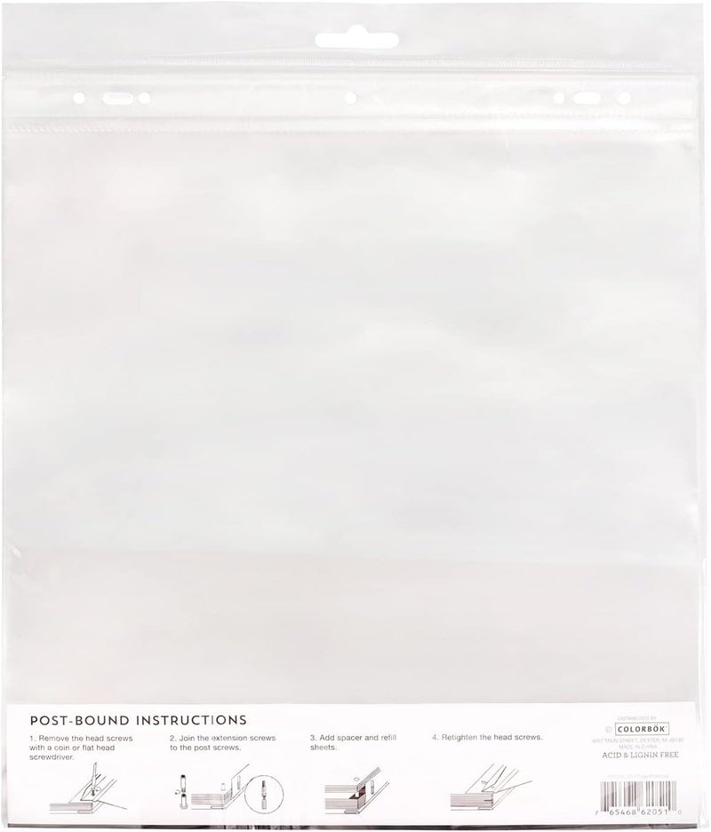 Colorbok Page Protectors, 12 by 12" White10 Count (Pack of 12) - Image 2