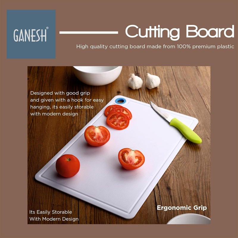 Ganesh Stainless Steel 5 in 1 Combo Pack Included 1 Paring Knife1 Cutting Board1 Peeler 1 Knife 1 Gas LighterMulticolor - Image 4