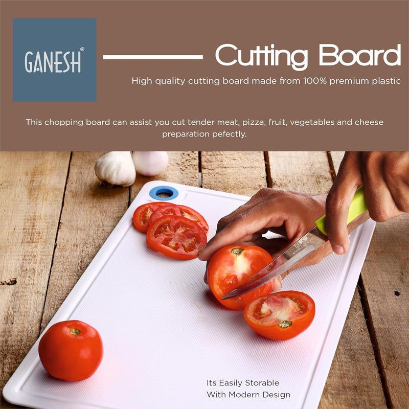 Ganesh Stainless Steel 5 in 1 Combo Pack Included 1 Paring Knife1 Cutting Board1 Peeler 1 Knife 1 Gas LighterMulticolor - Image 5