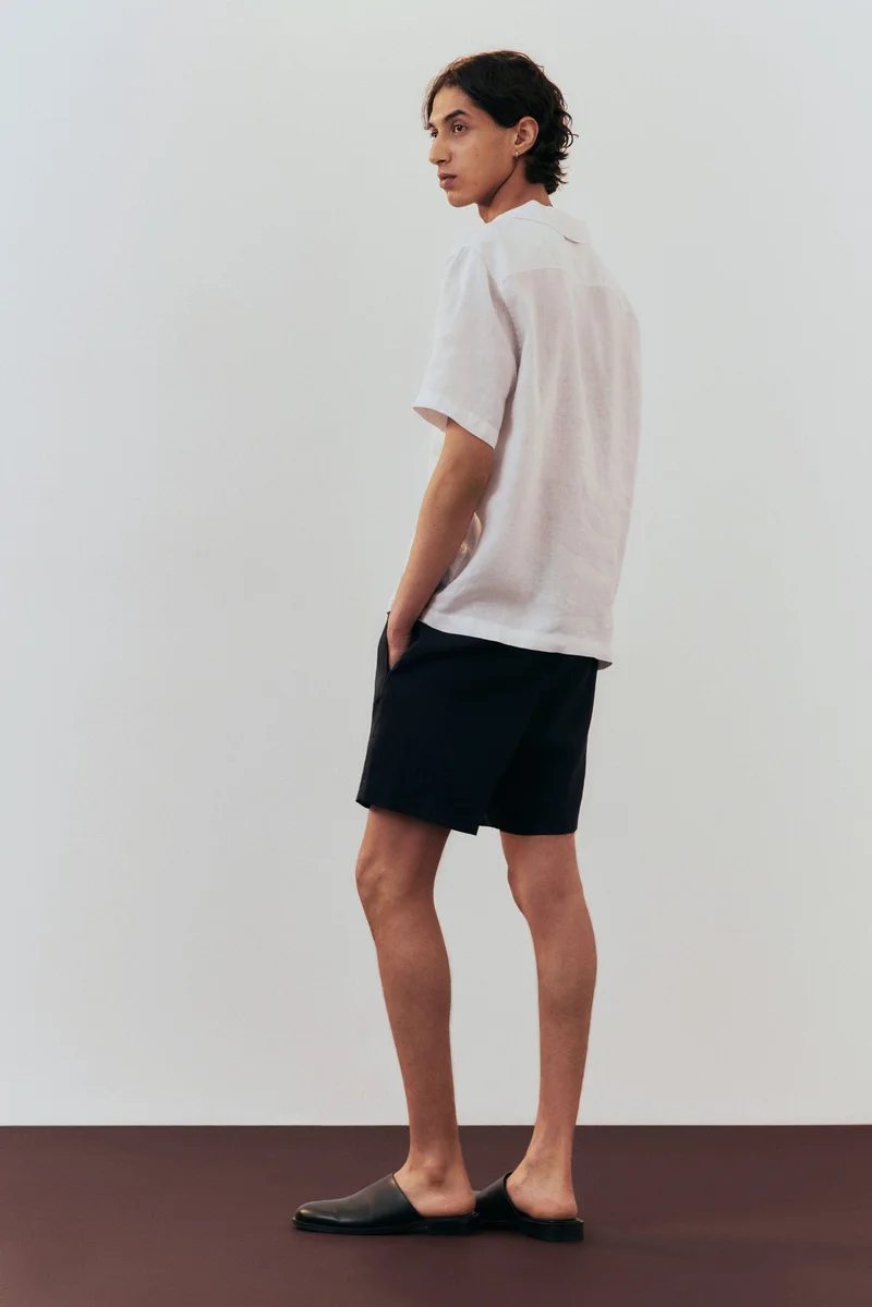 H&M Regular Fit Linen resort shirt