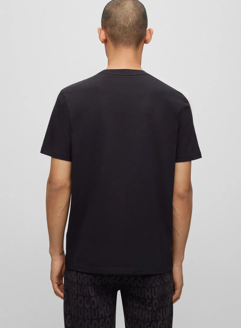 HUGO Graphic Crew Neck T-Shirt