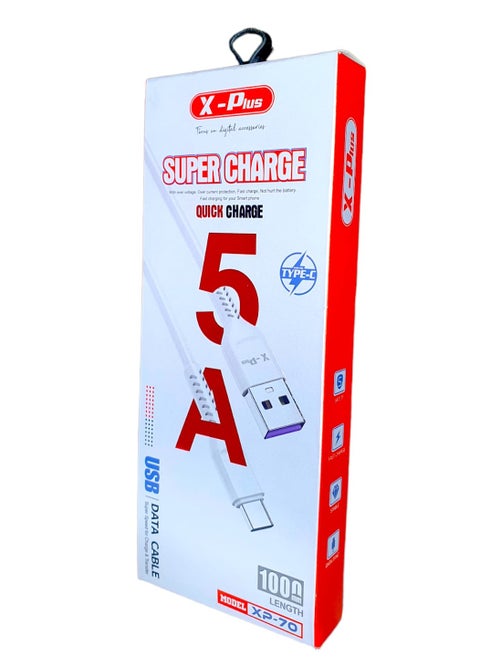 Ultra Fast Charging Cable 5A Type-C 1M Compatible With All Devices