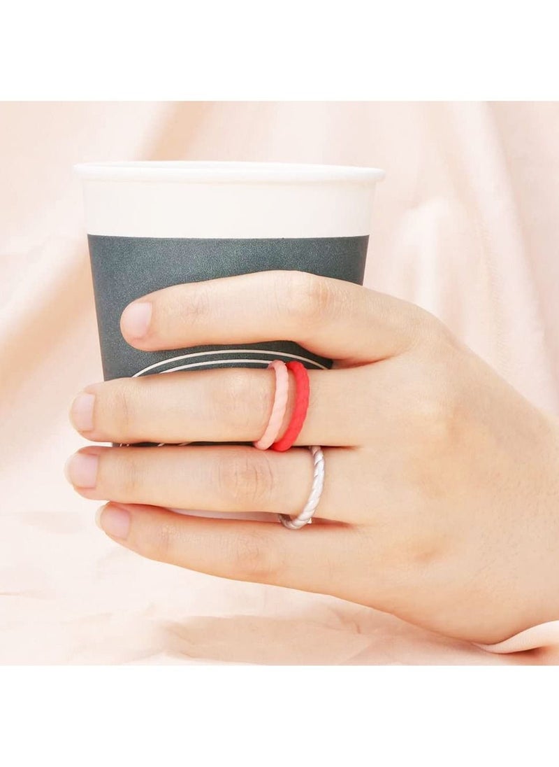 SYOSI - SYOSI Silicone Wedding Ring for Women, Rubber Wedding Bands Stackable Thin Silicone Rings, Rubber Engagement Bands, No-Toxic and Skin Safe (10 Pcs Mixed Packs, Size 6) - Image 1