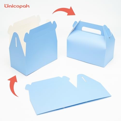 UnicoPak 30 Pack Pastel Gable Treat Boxes Party Favor Goodie Bag Boxes for Candy Treats Goody Cookie Toys for Birthday Party, 6.5x3.5x4 Inches - Image 4