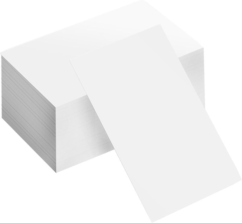 ELES VIDA 250 Blank Index Cards - Paper Cards, Index Cards, Playing Cards, Learning Cards, Business Cards Paper for Learning Memory - Memo Cards, Note Cards, Bookmarks - Image 1