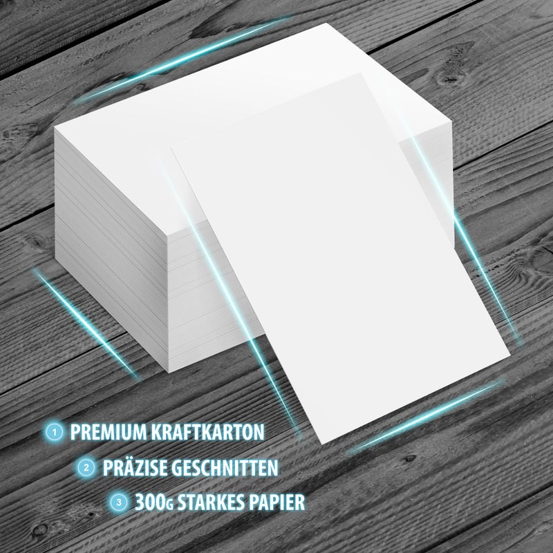 ELES VIDA 250 Blank Index Cards - Paper Cards, Index Cards, Playing Cards, Learning Cards, Business Cards Paper for Learning Memory - Memo Cards, Note Cards, Bookmarks - Image 5
