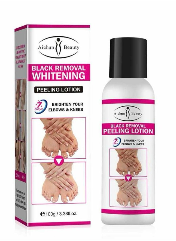 Aichun beauty Black Removal Whitening Peeling Lotion 100 g 
