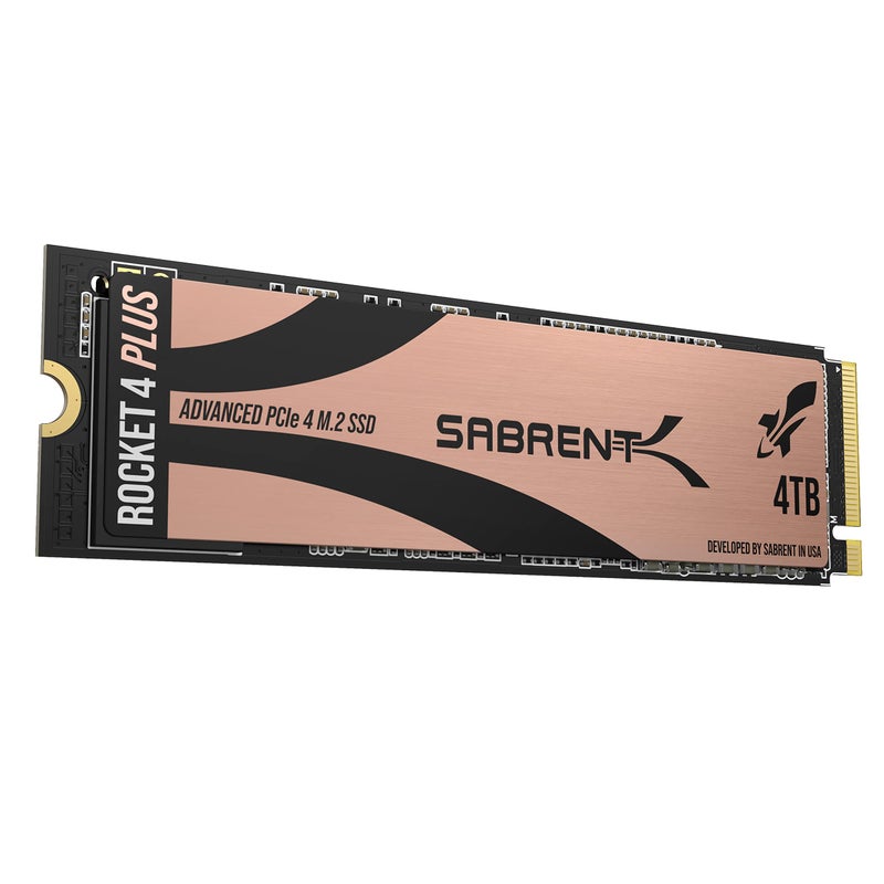 SABRENT 4TB Rocket 4 Plus NVMe 4.0 Gen4 PCIe M.2 Internal SSD Extreme Performance Solid State Drive R/W 7100/6600MB/s (SB-RKT4P-4TB) - Image 1